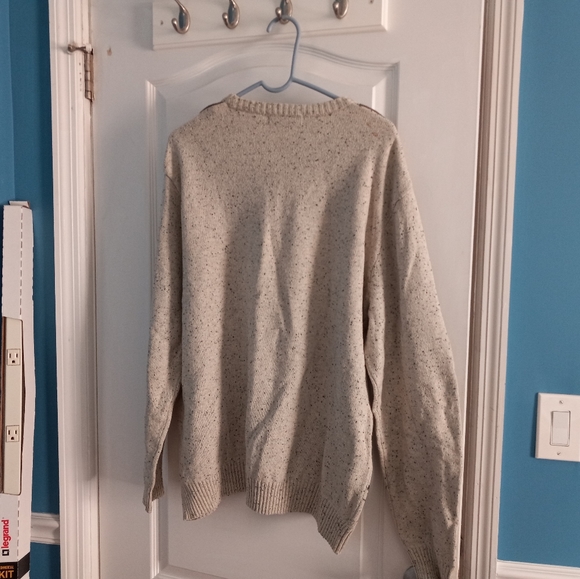 Tricots Cream/Brown Argyle Sweater - Picture 2 of 3